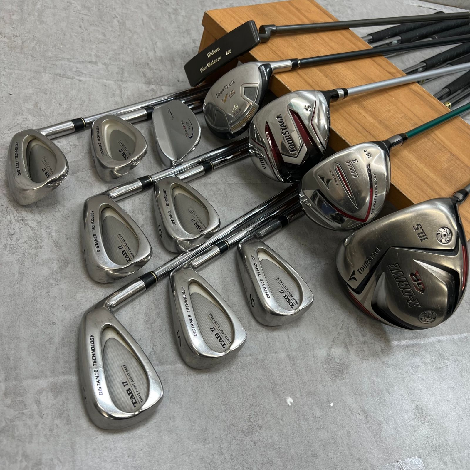 ツアーステージ ウィルソン メンズゴルフ クラブセット 13本 右利き用