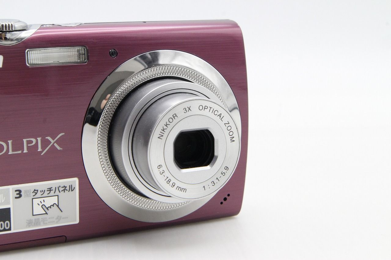 良品 Nikon ニコン COOLPIX S230 コンパクトデジタルカメラ パープル