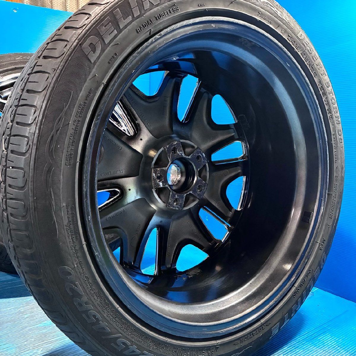 CLUB LINEA クリムソン 22インチ 新品フランジ付×1  デモカー ヴェルファイア ラスト最終値下げ！商品説明追加記載があります！9/27 高級 20in クラブリネア L566 フランジアート 8.5J +43 PCD114.3 4本