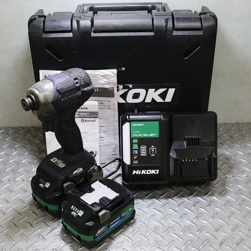 新潟発 ハイコーキ コードレスインパクトドライバー WH 36 DC 2 XPDSZ V ディープオーシャンブルー 工具