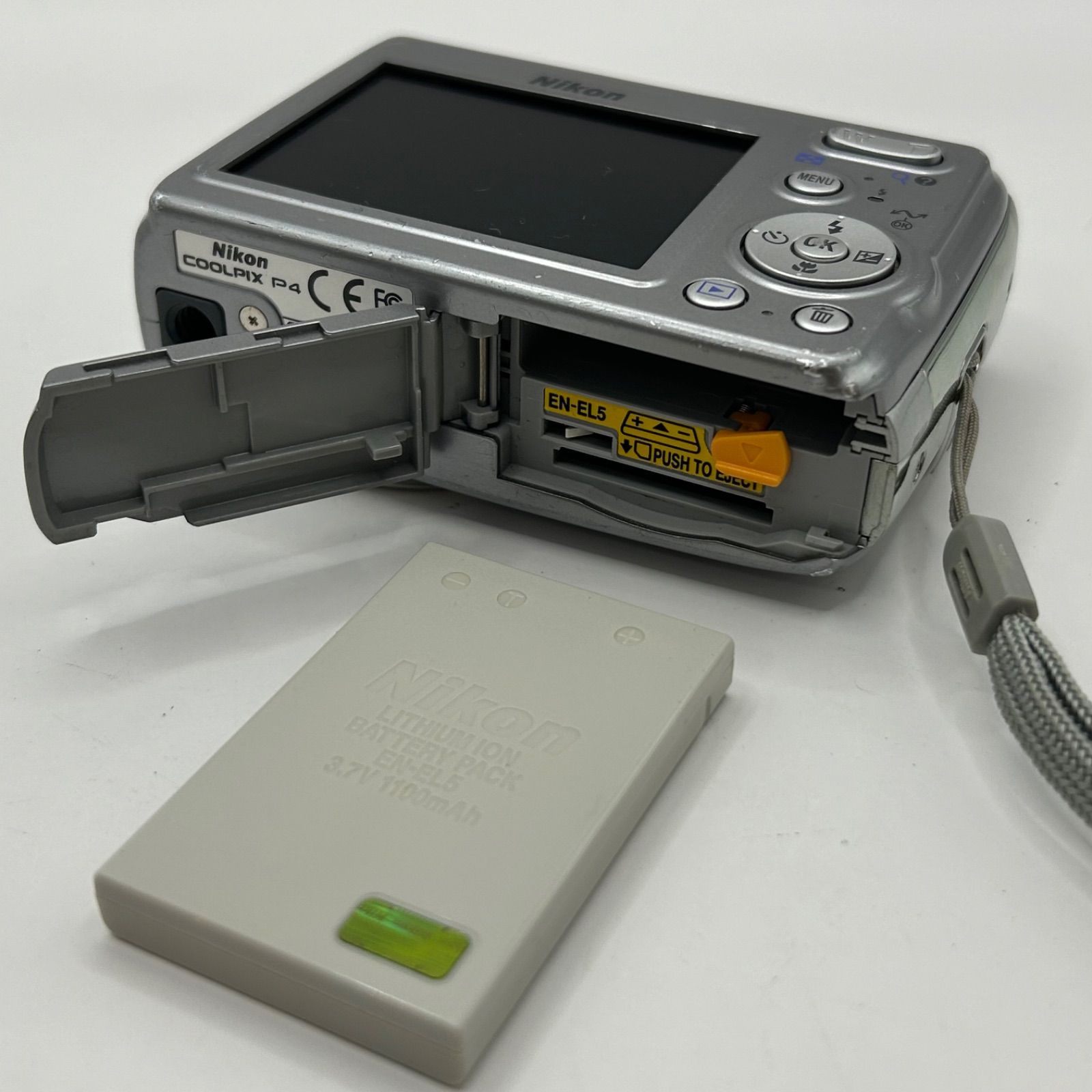 ジャンク品】Nikon COOLPIX P4 VR シルバー ニコン クールピクス