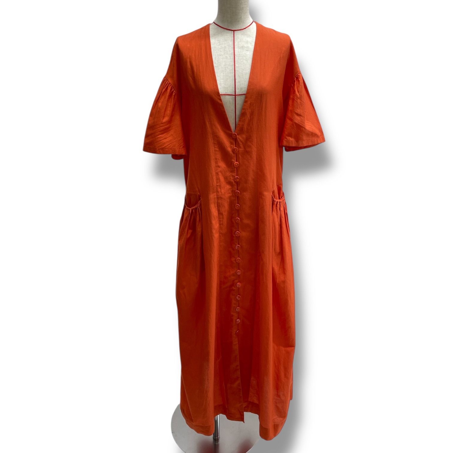 mina perhonen ミナペルホネン シルクコットンワンピース ドレス