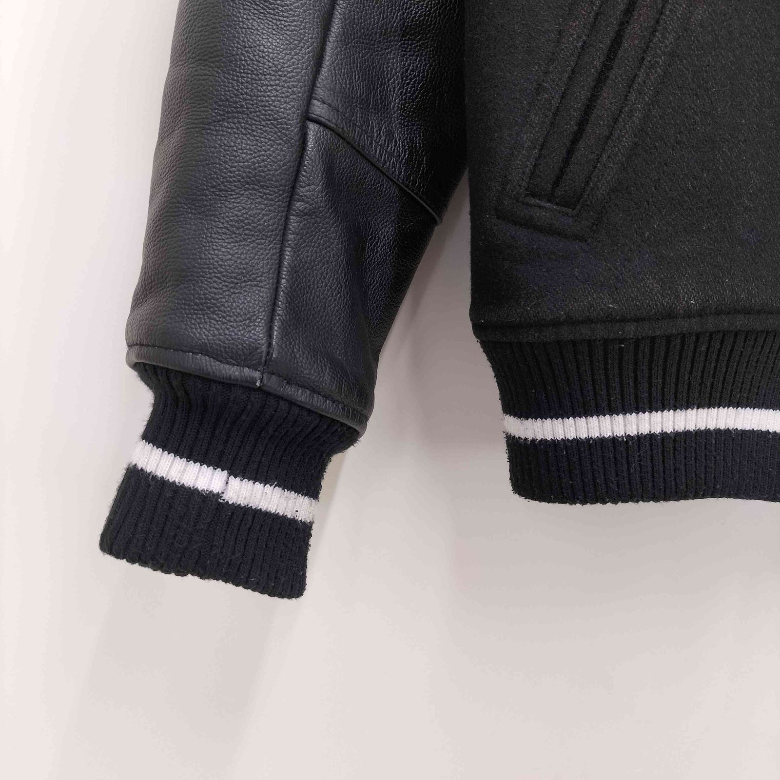 ユーズドフルギ USED古着 nine microphones 初期タグ 刺繍 スタジャン 