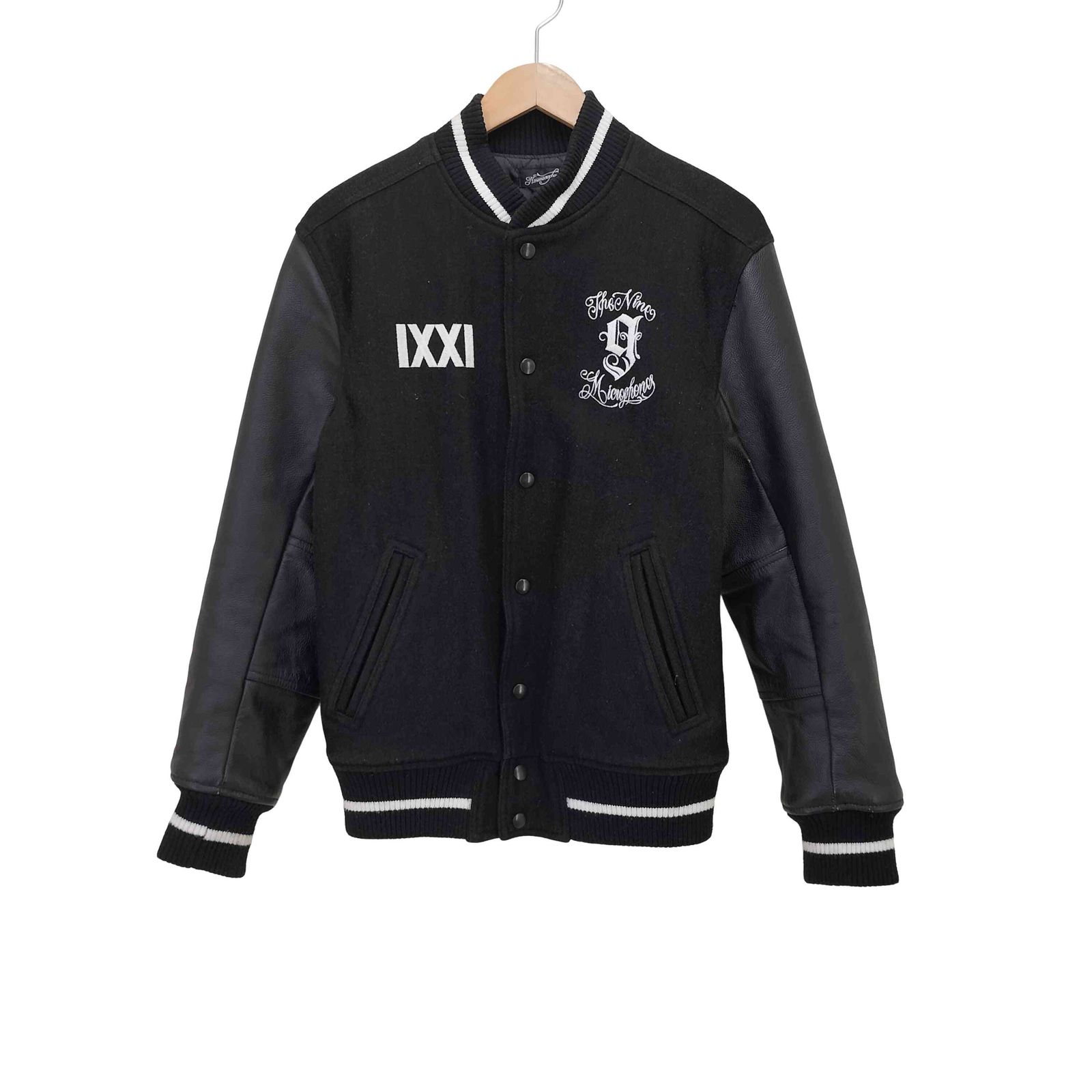 ユーズドフルギ USED古着 nine microphones 初期タグ 刺繍 スタジャン