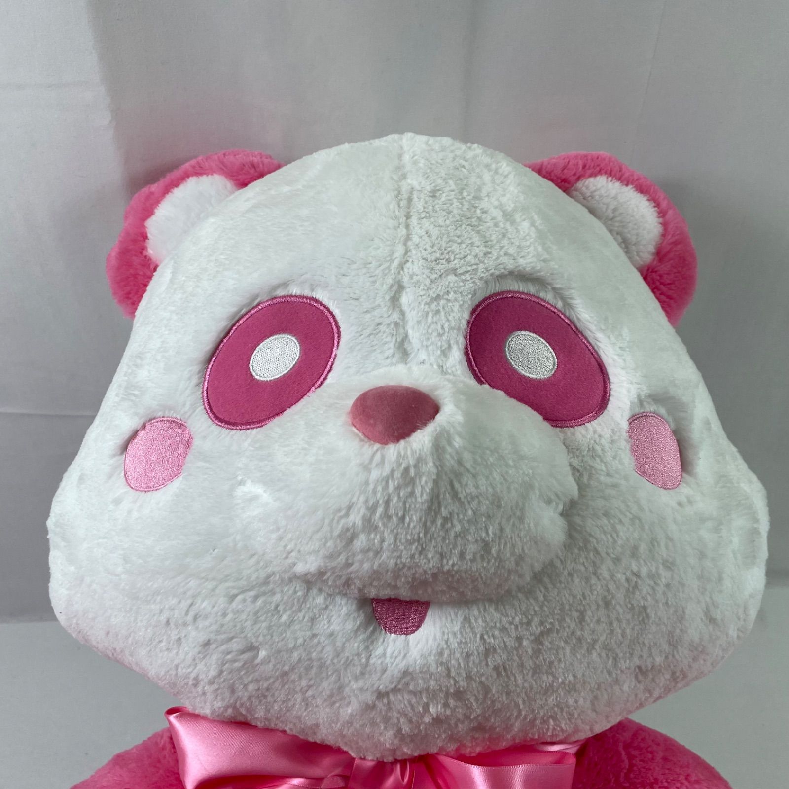 A2597・AAA 15th Anniversary え〜パンダ BIGぬいぐるみ ピンク 末吉