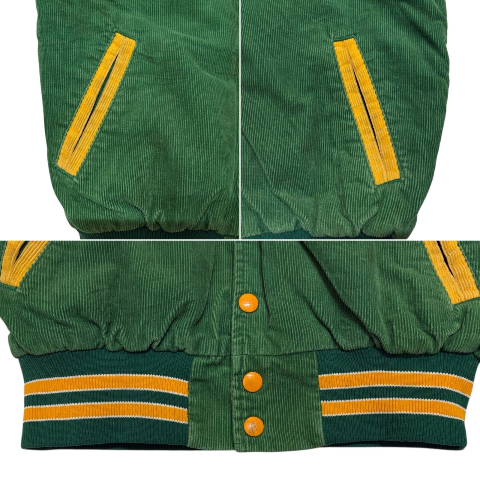 RENNOC (レノック) 古着 80s 90s コーデュロイジャケット スタジャン