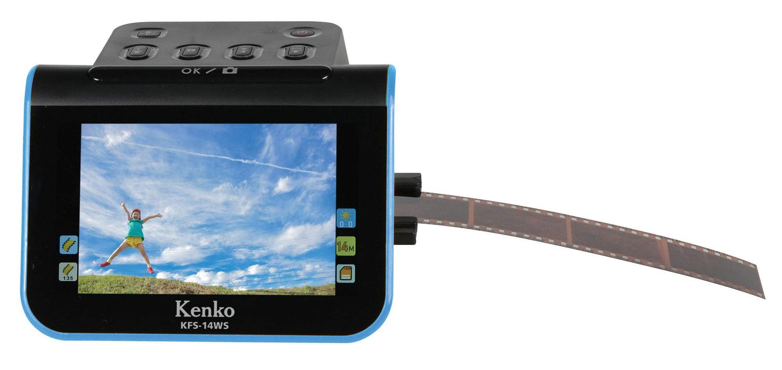 ケンコー 5インチ液晶フィルムスキャナー KFS-14 WS