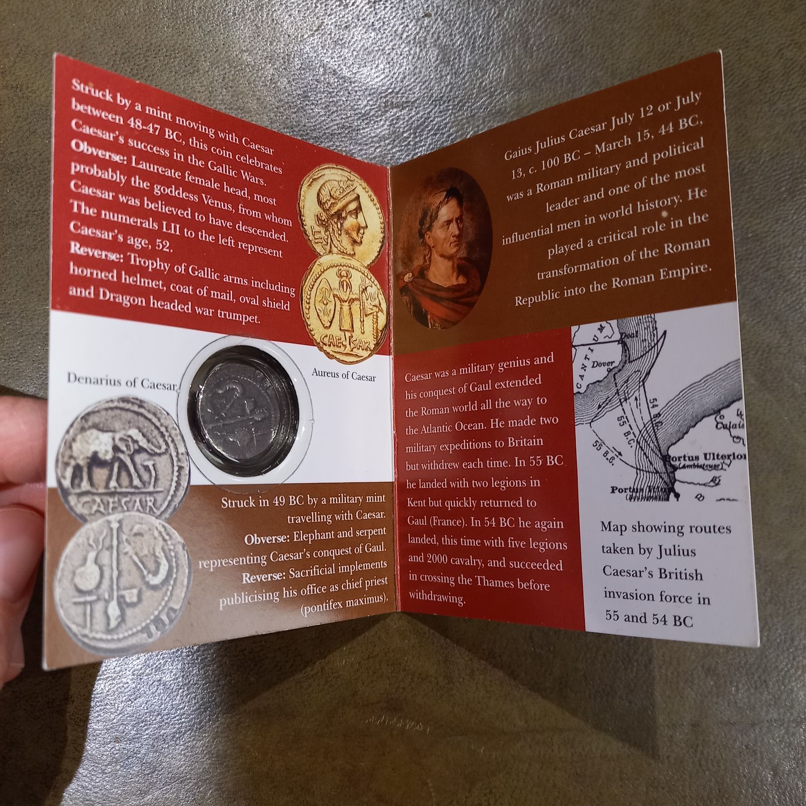  古代ローマコインのレプリカ カエサル 象のコイン その他 おもちゃ