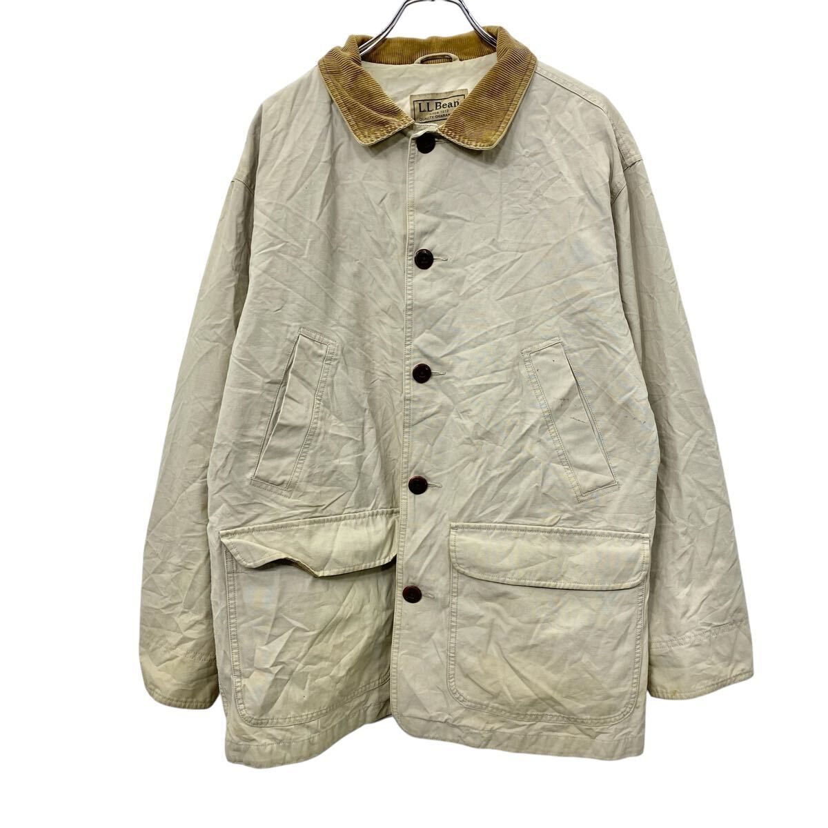 L.L.Bean ハンティングジャケット M クリーム エルエルビーン アウター