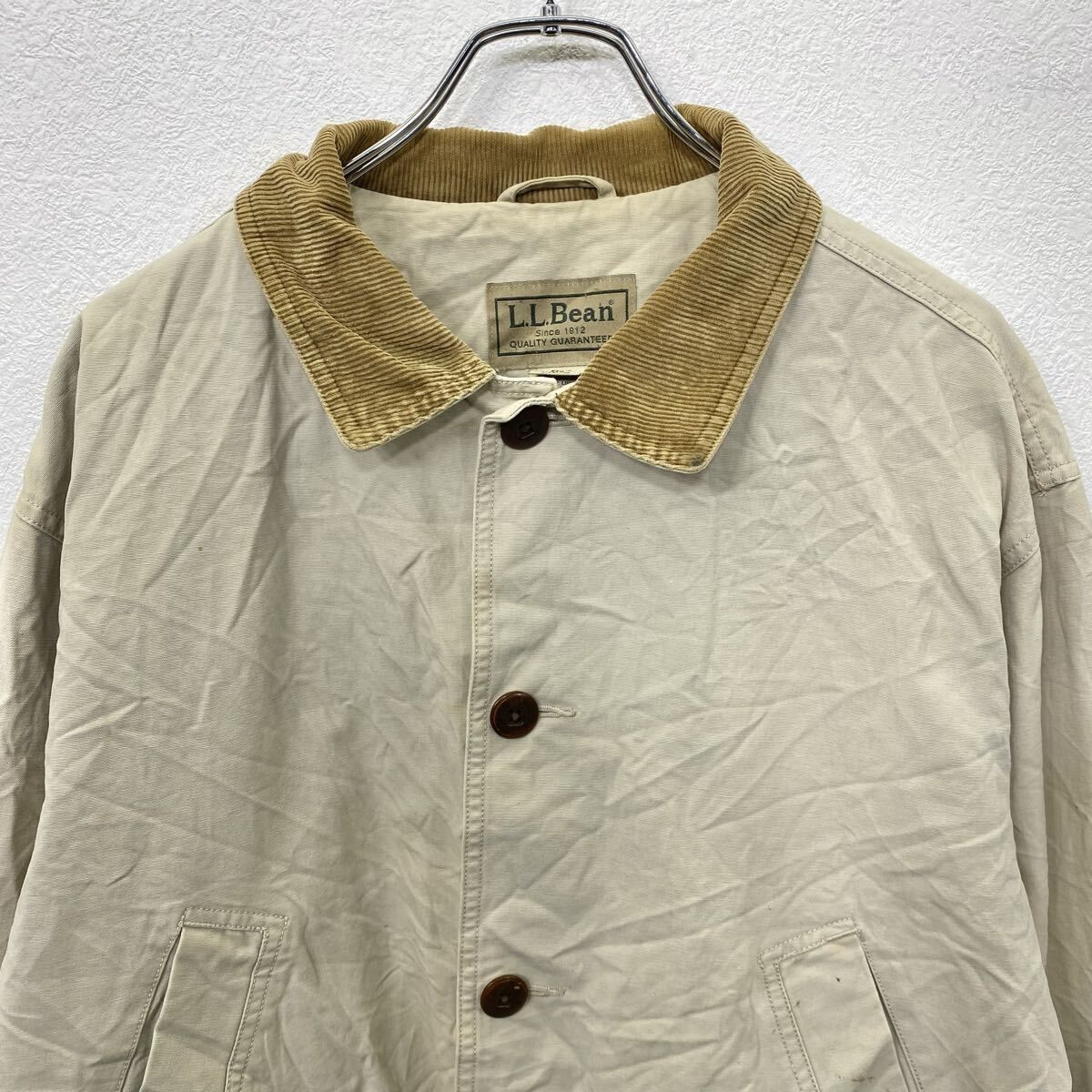 L.L.Bean ハンティングジャケット M クリーム エルエルビーン アウター