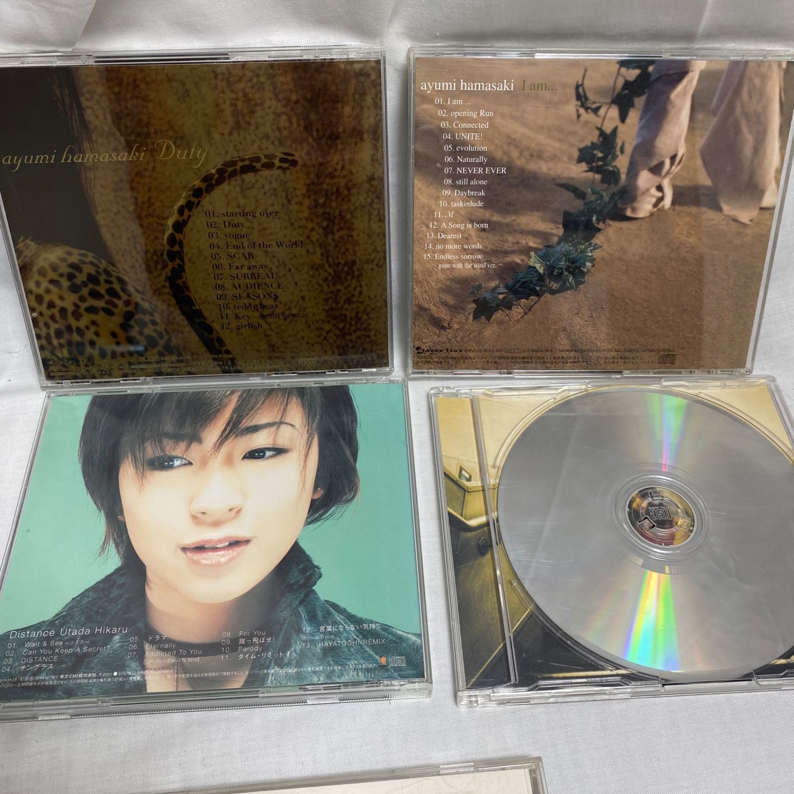 CDアルバムシングル 9枚セット 浜崎あゆみ 宇多田ヒカル TUBE 大黒摩季