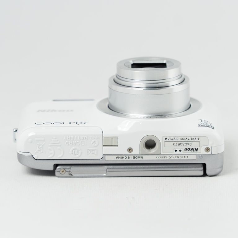 Nikon デジタルカメラ COOLPIX S6600 ナチュラルホワイト S6600WH