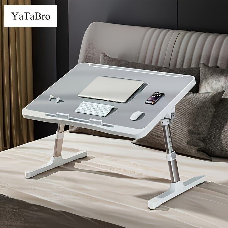 多機能】折りたたみ式 ラップトップデスク ベッドテーブル カード