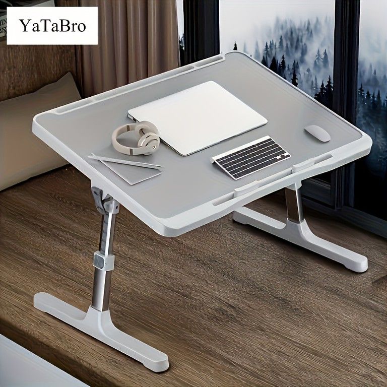 多機能】折りたたみ式 ラップトップデスク ベッドテーブル カード