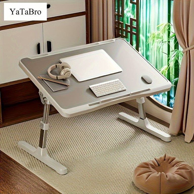多機能】折りたたみ式 ラップトップデスク ベッドテーブル カード