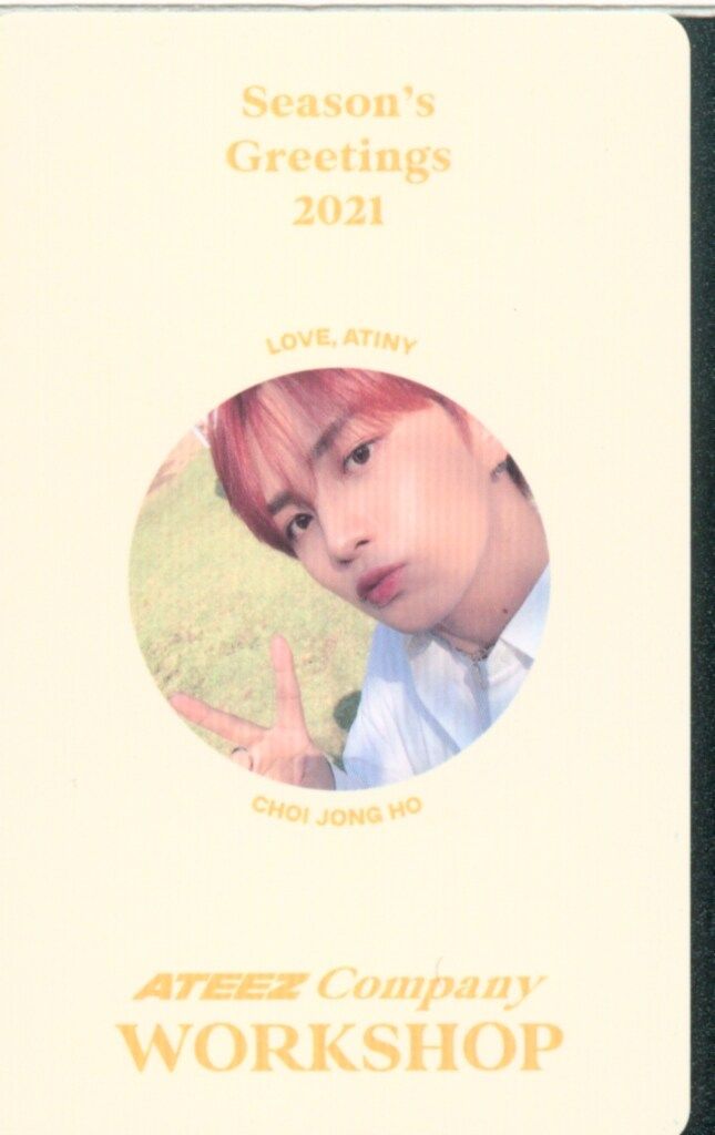 ATEEZ 2021 Season's Greeting JONG HO トレーディングカード - メルカリ