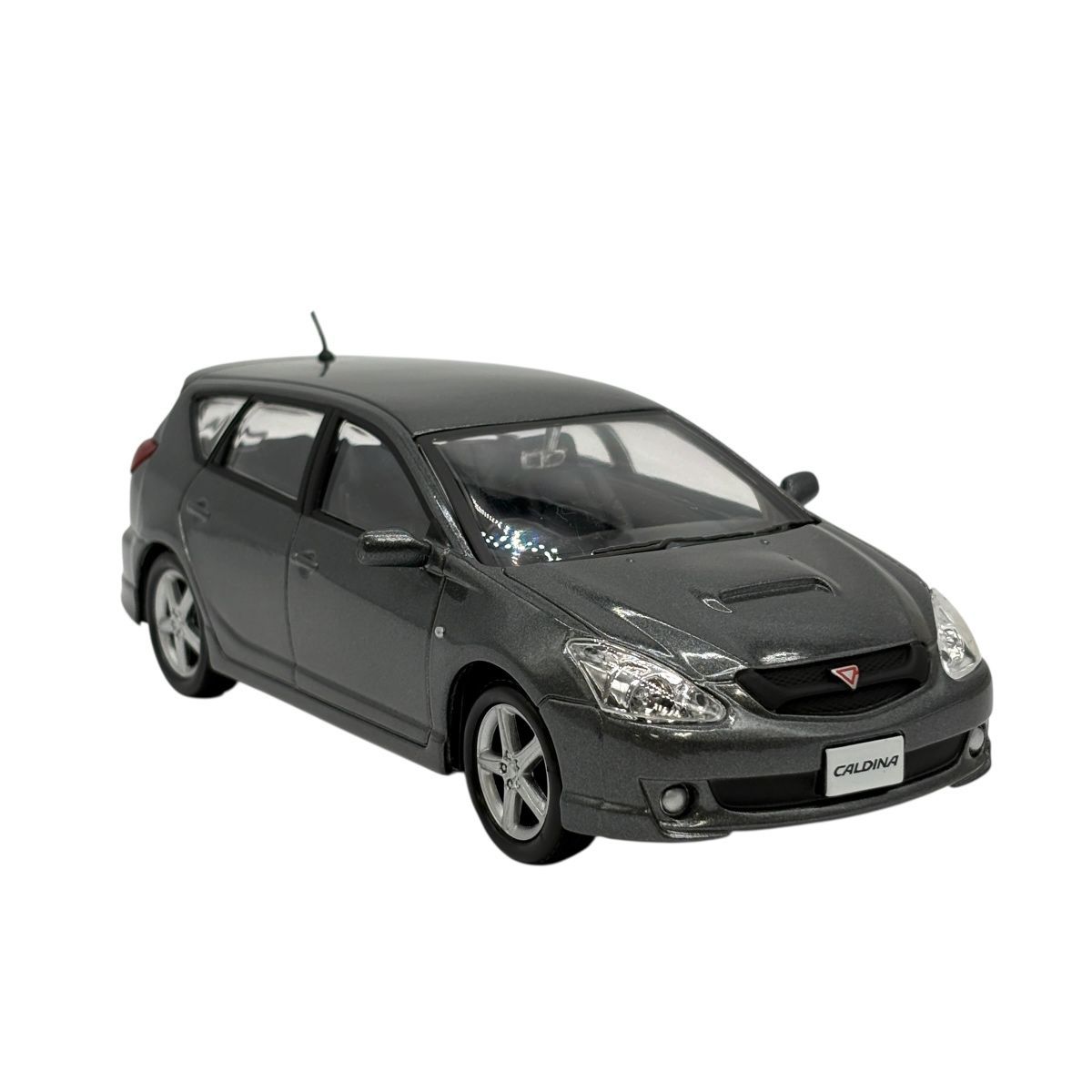 ♪0195 トヨタ カルディナ 1/24 スケール ミニカー グレー 中古 TOYOTA