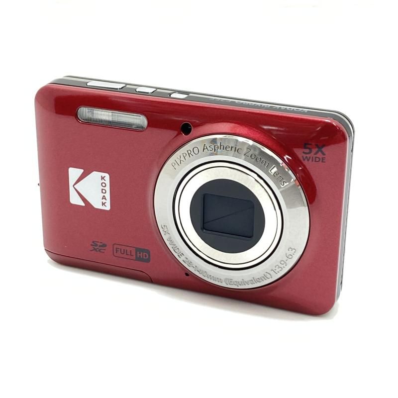 中古】Kodak PIXPRO デジタルカメラ FRIENDLY ZOOM レッド FZ55[95