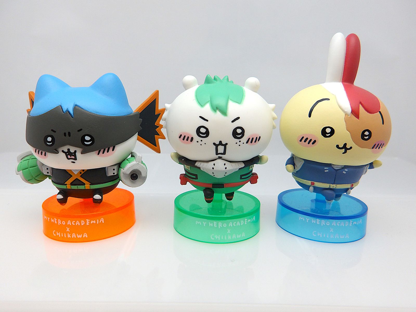 中古】 僕のヒーローアカデミア × ちいかわ フィギュアマスコット 全3 