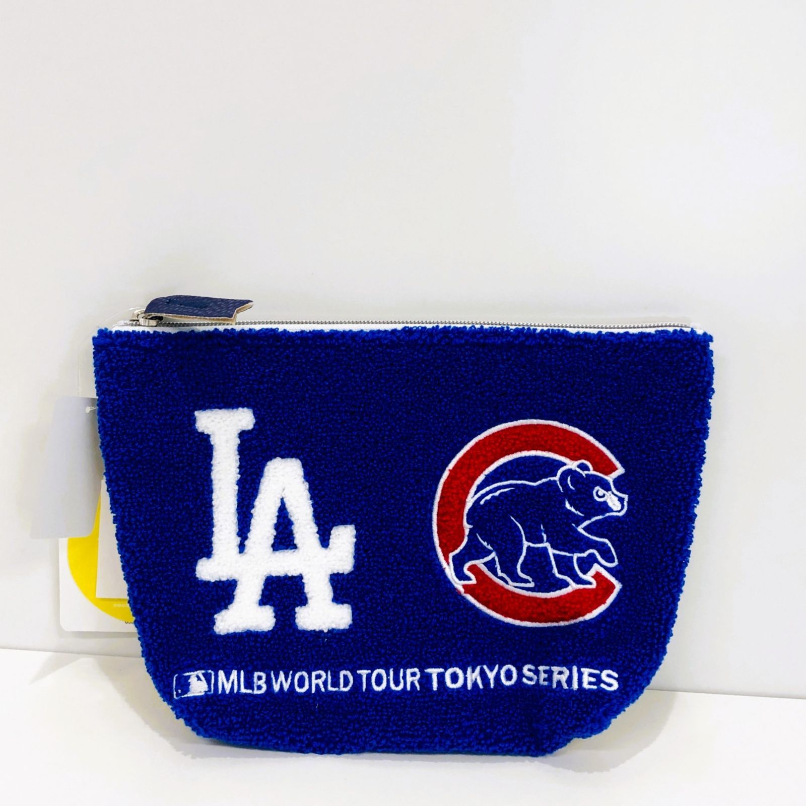 立体刺繍ポーチ ドジャース カブス 東京シリーズ2025 MLB さがら刺繍