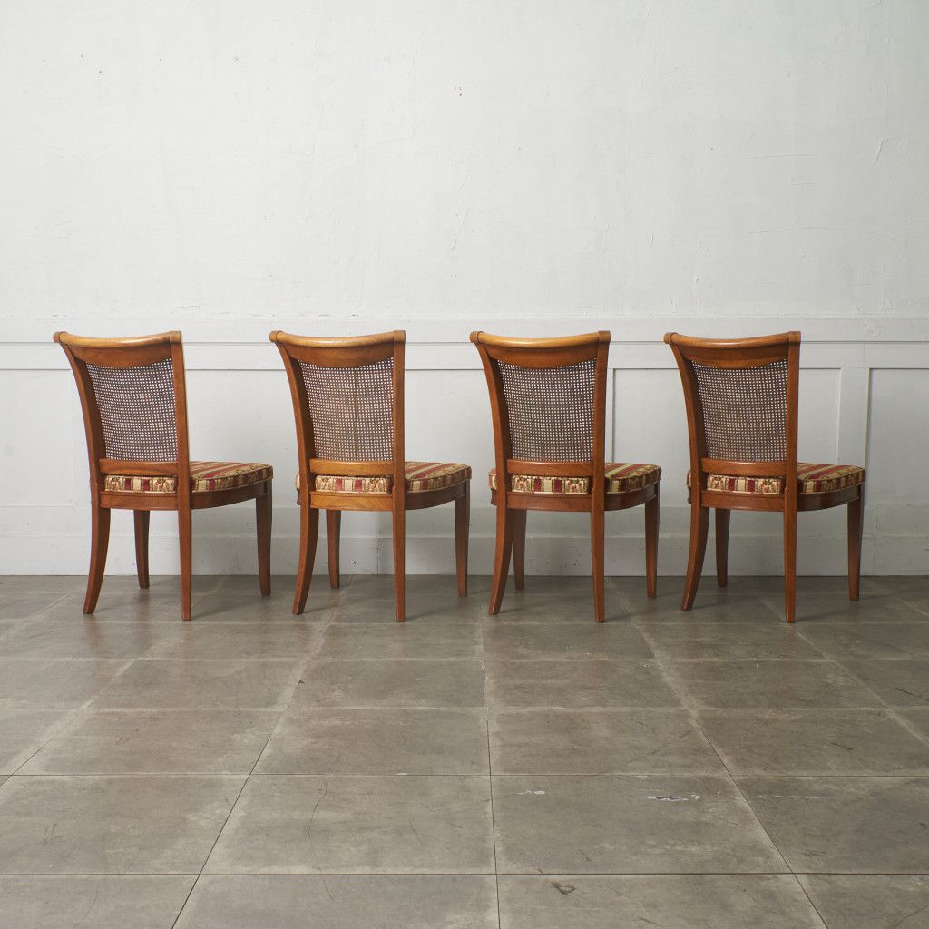 1019【ダイニングチェア】DREXEL　HERITAGE　FRANCESCA 定75万〜 4脚セット DREXEL HERITAGE サイドチェア フランチェスカ