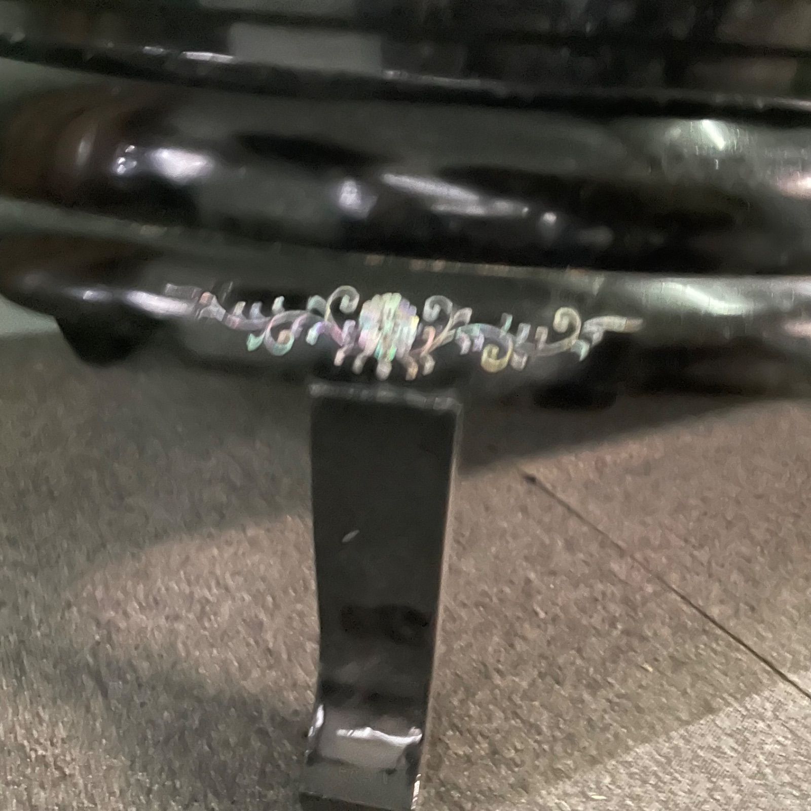 ♭ 螺鈿細工 座卓 鳥文様 夜光貝 伝統工芸 ローテーブル - メルカリ