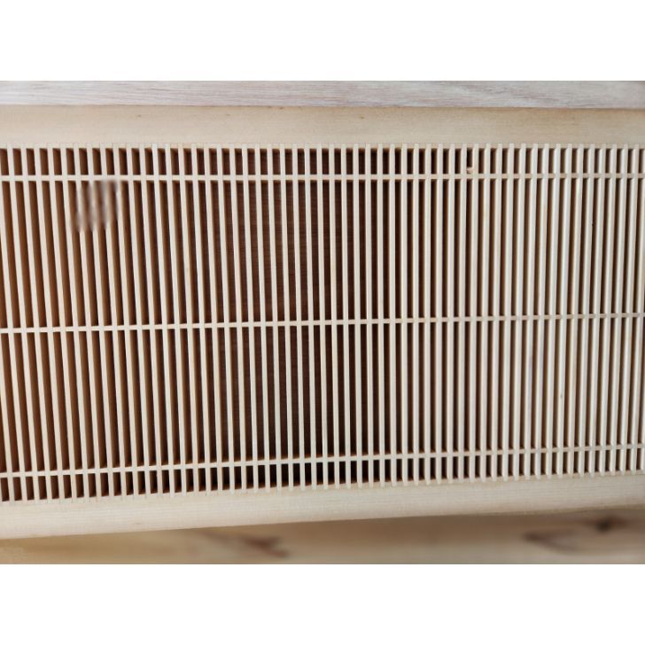 訳あり】薄型組子欄間 アンティーク建具 2枚 セット 1820(6尺)x243(8