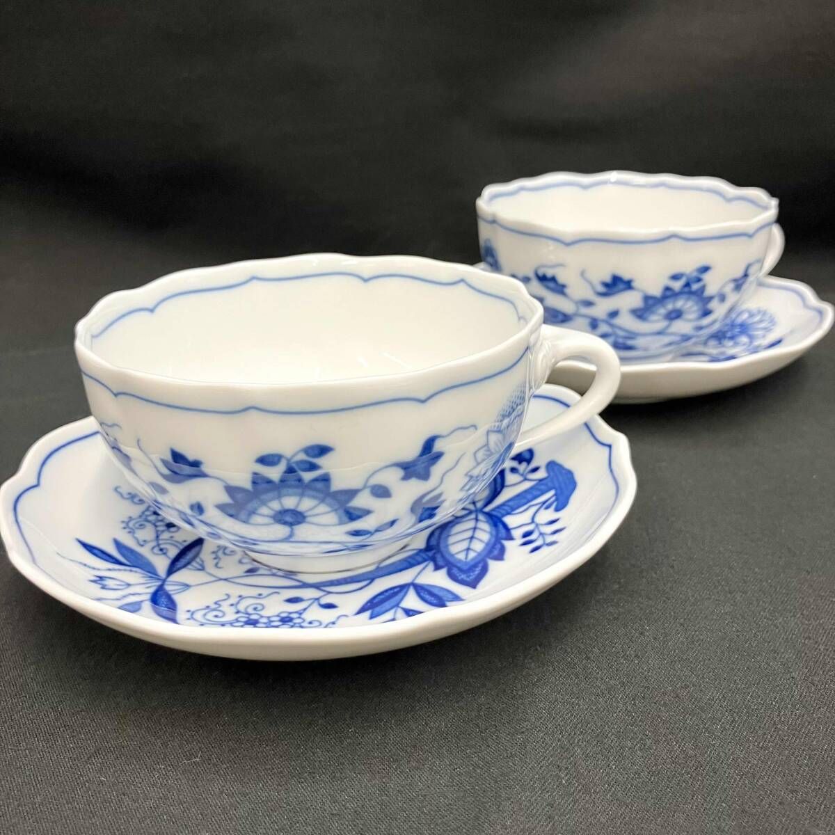 【新品未使用】hutschenreuther カップ&ソーサー プレート HUTSCHENREUTHER フィッチェンロイター ブルーオニオン カップ