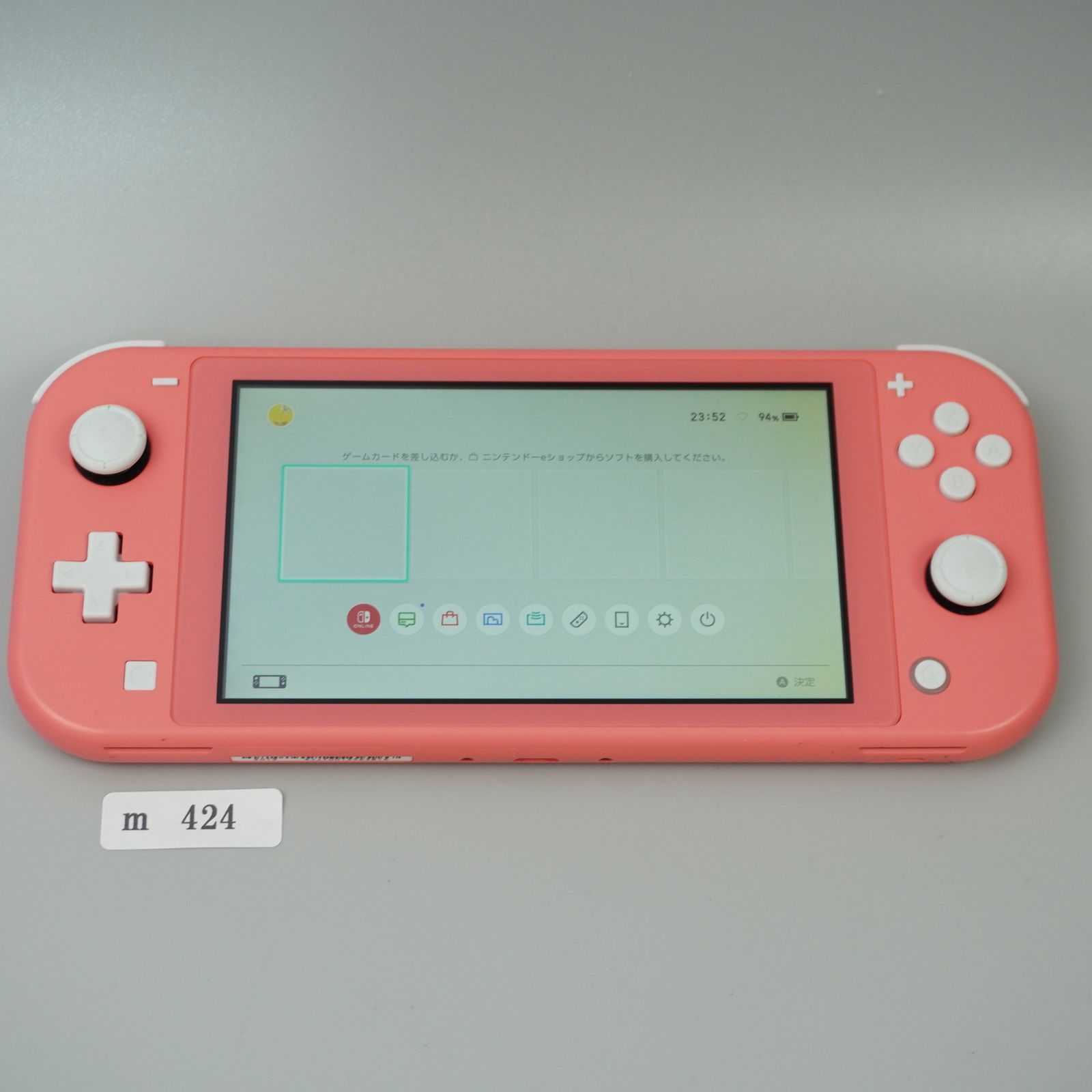 m424】 Nintendo Switch Lite 本体 ピンク 動作確認済み - メルカリ