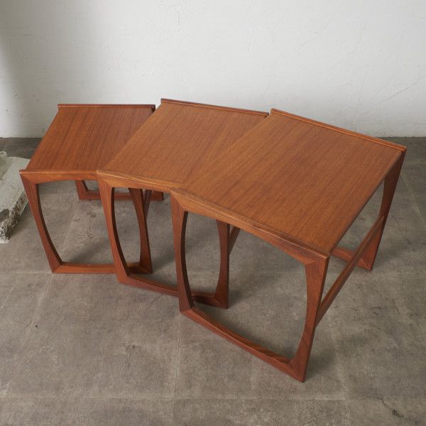 G-PLAN Quadrille ネストテーブル ヴィンテージ チーク 英国