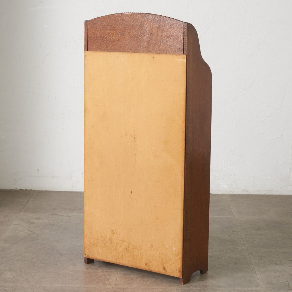 英国 アンティーク マガジンラック 雑誌入れ オーク マガジンスタンド