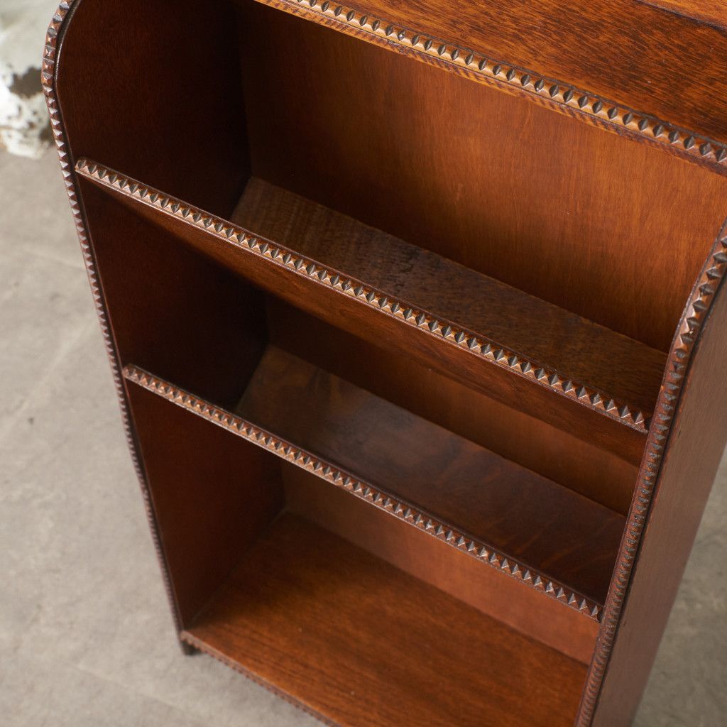 英国 アンティーク マガジンラック 雑誌入れ オーク マガジンスタンド