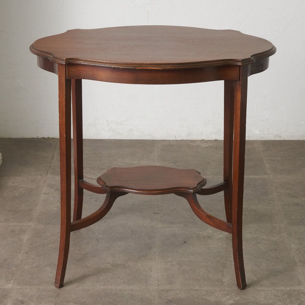 英国 アンティーク オケージョナル テーブル マホガニー 木製 サイド