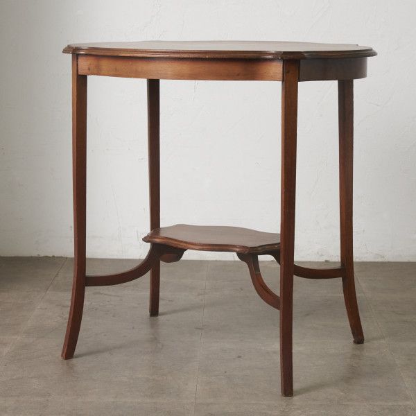 英国 アンティーク オケージョナル テーブル マホガニー 木製 サイド