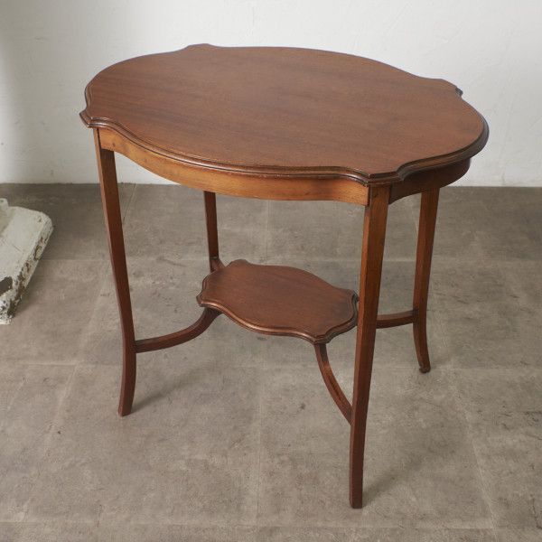 英国 アンティーク オケージョナル テーブル マホガニー 木製 サイド