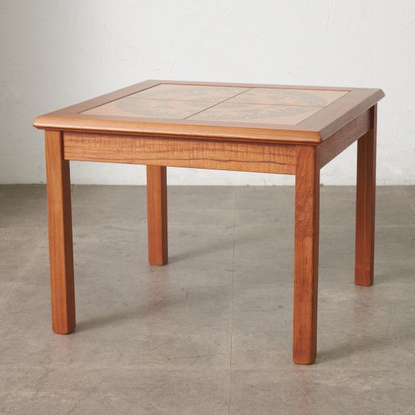 デンマーク製 TOFTEN mobelfabrikken タイルトップ チーク コーヒー