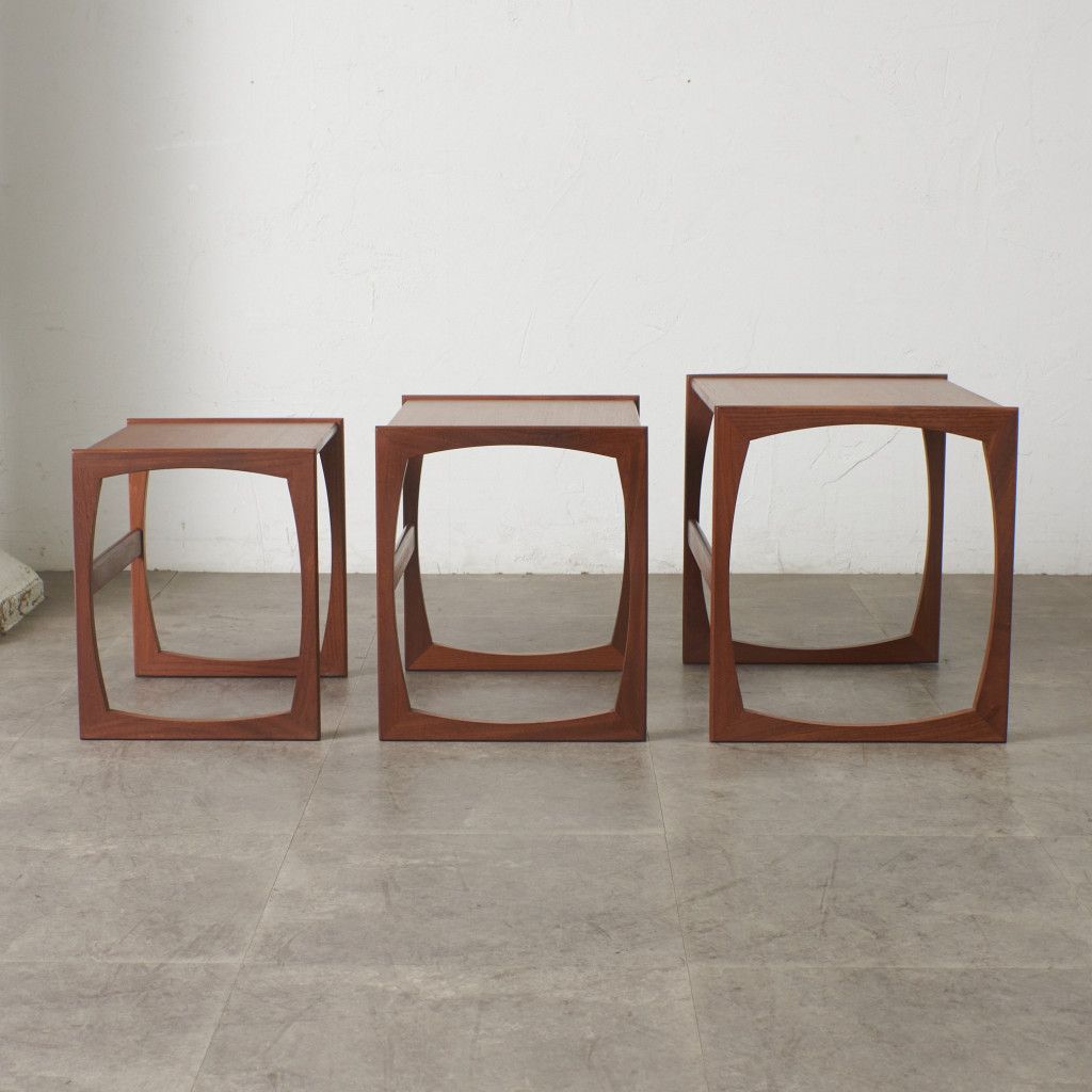 G-PLAN Quadrille ネストテーブル ヴィンテージ チーク 英国