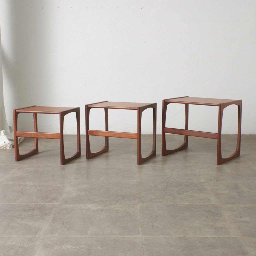 G-PLAN Quadrille ネストテーブル ヴィンテージ チーク 英国