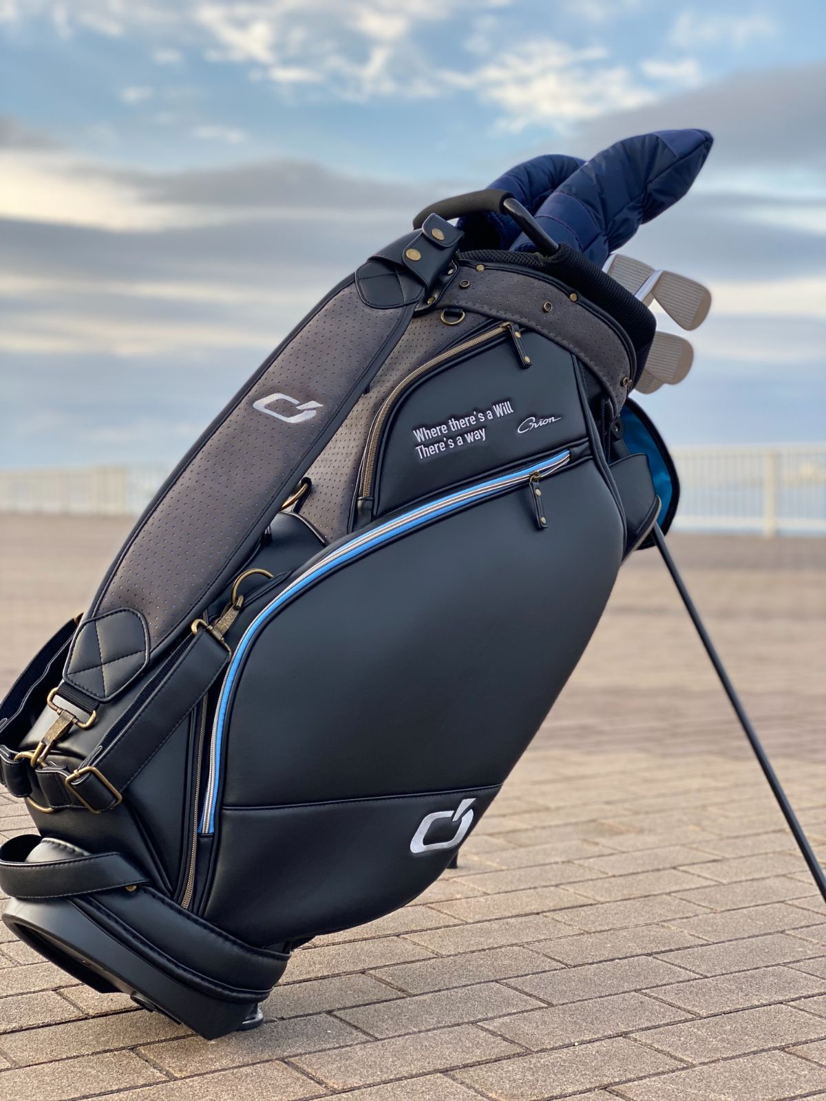 ORION キャディバッグ ブルー