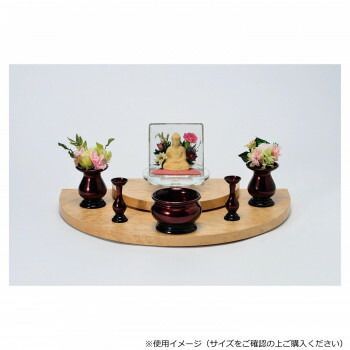 東型 五具足セット 香炉|3.5寸 ワイン