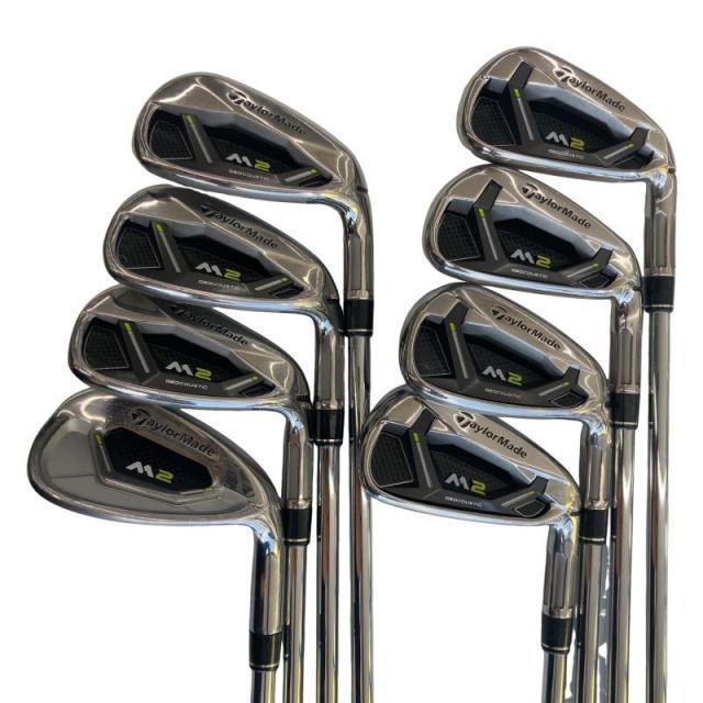 中古】 テーラーメイド M2(2017) 8S アイアンセット IR RE-AX 90 STEEL
