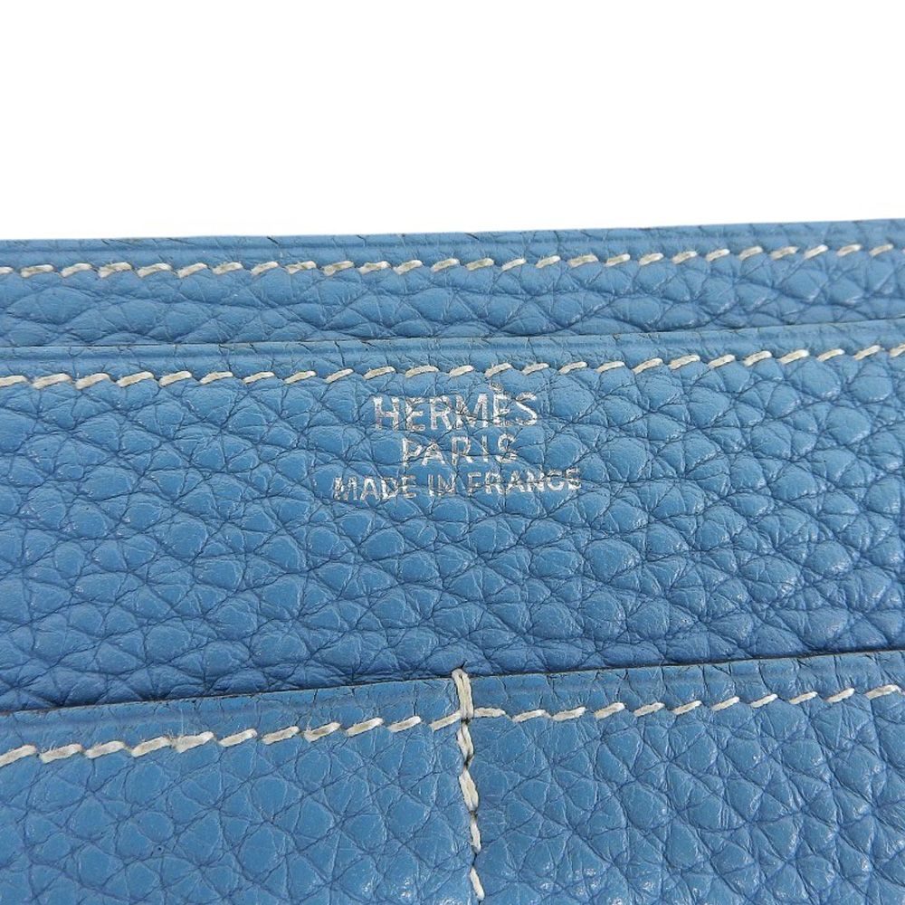 本物保証】 エルメス HERMES ドゴンGM □G刻印 長財布 トリヨン