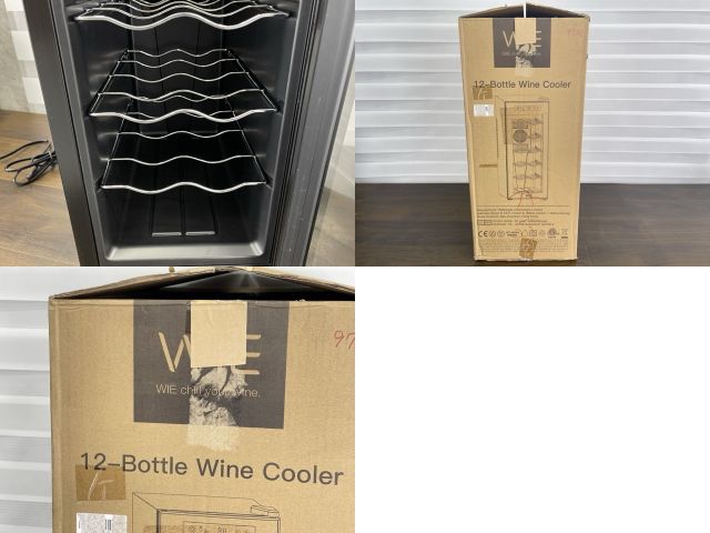 美品 電子ミニワインクーラー【中古】動作保証 WIE WIWCTE12BFGADX 32L