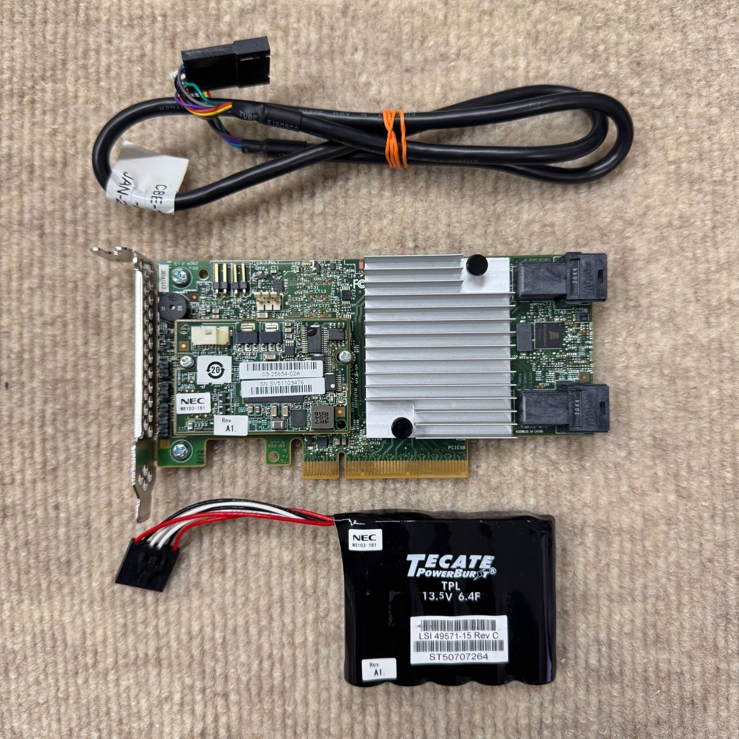 NEC N8103-178 2GB RAIDコントローラ PCIe Express5800 動作品