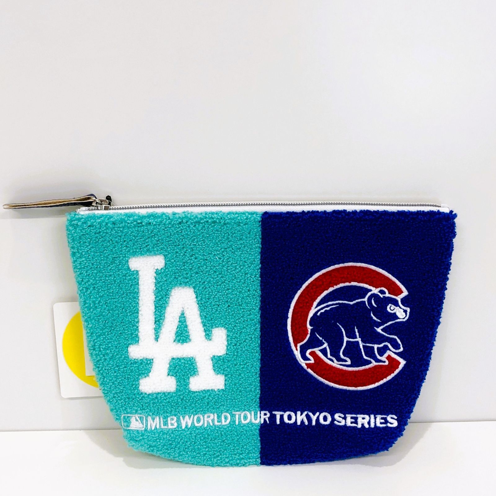 立体刺繍ポーチ ドジャース カブス 東京シリーズ2025 MLB さがら刺繍