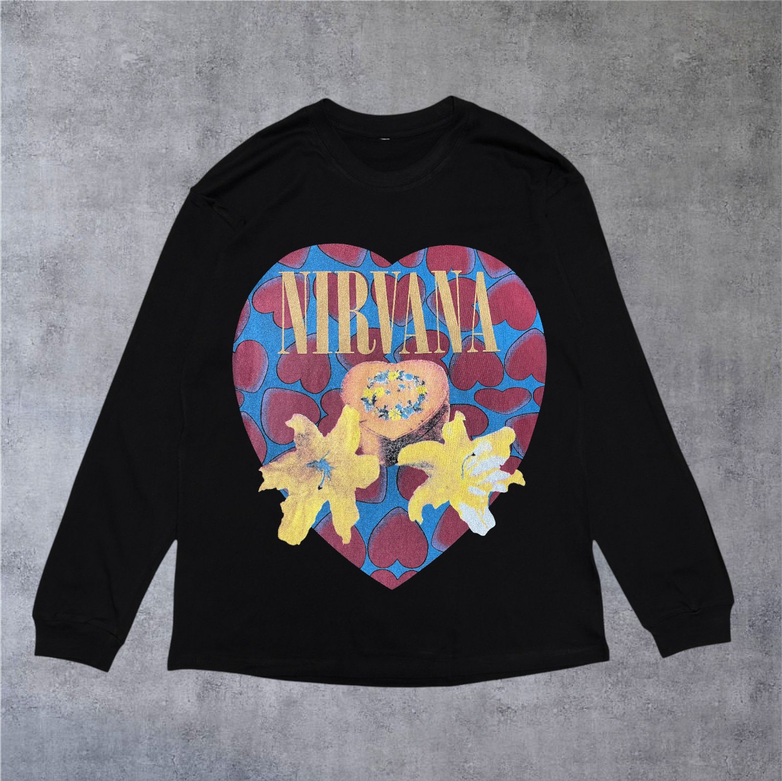 ニルヴァーナ NIRVANA Box Tシャツ Heart Heart-Shaped Shaped ハート 
