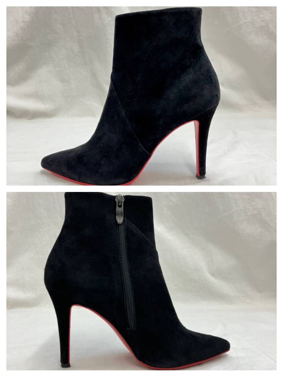 DIANA ダイアナ ショート ブーツ ブラック 黒 スエード 23.5cm - メルカリ