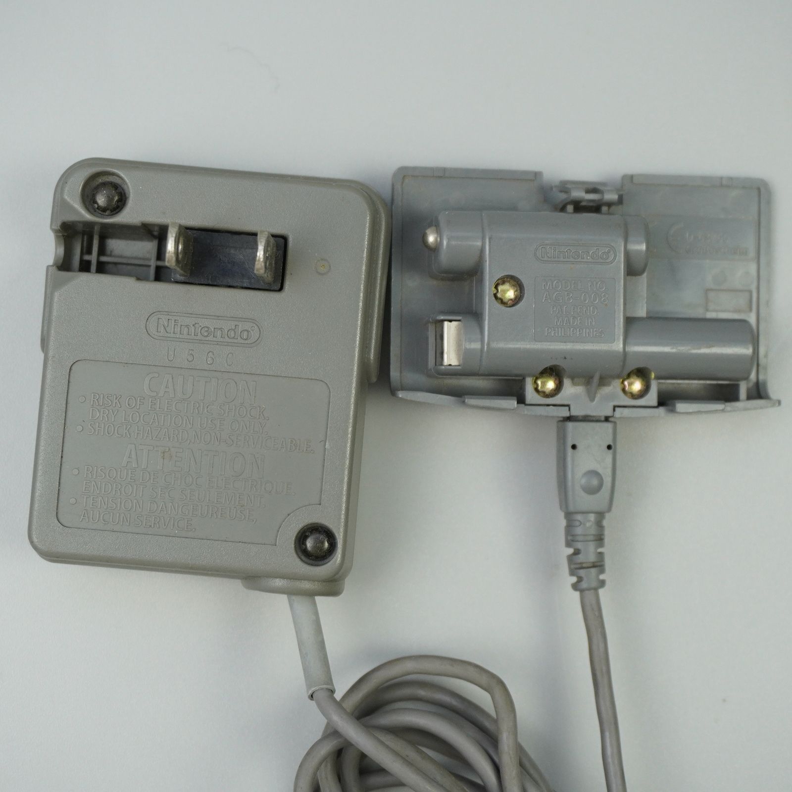 m426】ゲームボーイアドバンス ACアダプター セット AGB-008 AGB-009