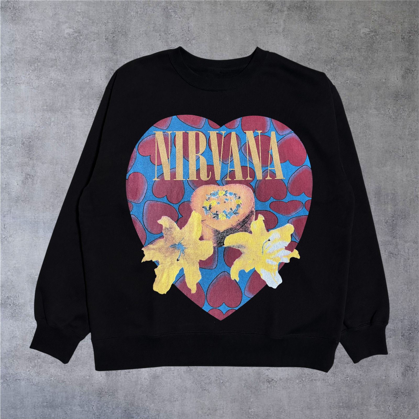 NIRVANA ニルヴァーナ Heart Shaped Box スウェット バンドTシャツ