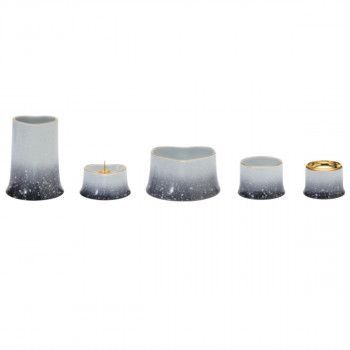 ANGERS アンジェ 5点セット 有田焼 ハート|ブラック